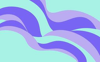 multi color abstract purple, blue, green. background of overlapping layers of purple soft wavy paper pieces. eps10 vector