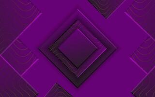 Luxury Background of Purple Dynamic Overlapping Layers with Elegant Light Gold line Effect. eps 10 vector