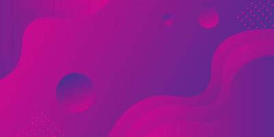 Pink liquid geometric on dark purple abstract background design. Creative banner design with liquid wave shapes for template. Simple background design. vector