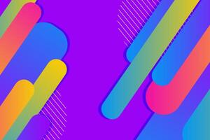 colorful gradient liquid colors abstract combination with geometric shapes background. vector