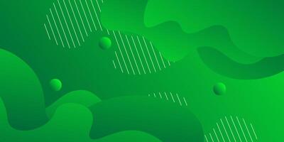 liquid abstract background modern green gradient colors and fluid shapes composition. eps 10. vector