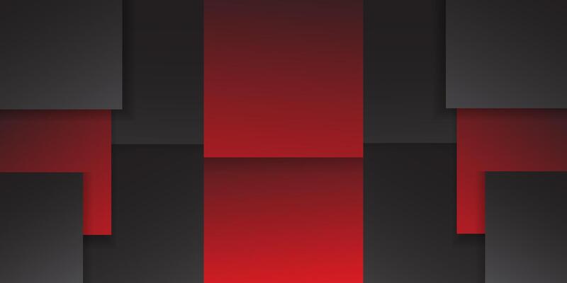 Geometric abstract dark gray red triangle shadow lines with empty space design background.