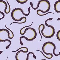 Abstract Snake Pattern Design vector