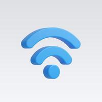 3d Realistic Wireless network vector