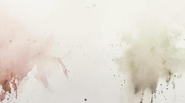 Abstract horizontal watercolor background decorated with splattered Brush stroked painting pastel color watercolour.