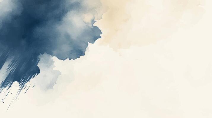 watercolor background with abstract brushed aesthetic texture in horizontal orientation. Hand drawn texture. Brush stroked painting pastel color watercolour