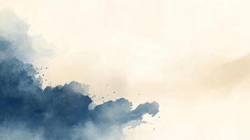 watercolor background with abstract brushed texture in horizontal orientation. Hand drawn texture. Brush stroked splattered ink painting pastel color watercolour vector