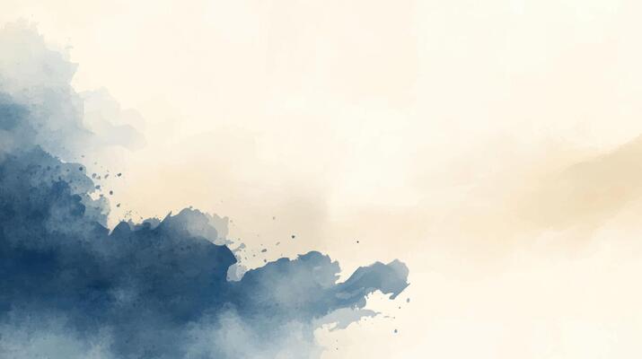 watercolor background with abstract brushed texture in horizontal orientation. Hand drawn texture. Brush stroked splattered ink painting pastel color watercolour