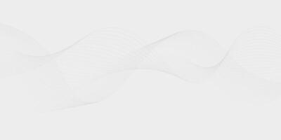 Contemporary Smooth Wave Background in Gray Scale for Modern Decor and Design vector