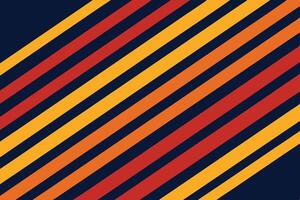 A colorful striped background with red, yellow and blue stripes vector