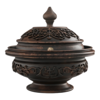 Incense burner Isolated in transparent background. on transparent background png