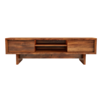 Modern TV stand isolated on transparent background png