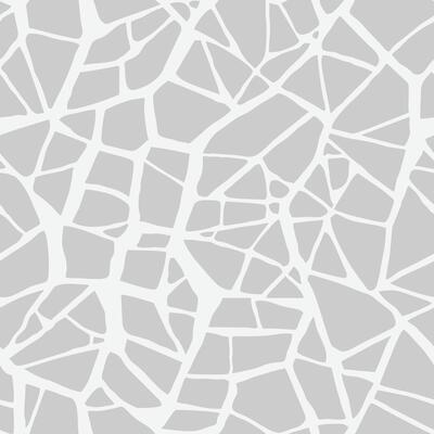 Terrazzo flooring white seamless pattern. Trencadis texture with white broken stone chips. Wall tiles, marble chips, natural cracked stone, recycled glass