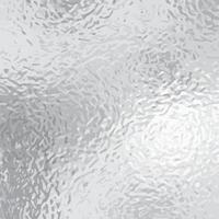 Matte white and grey frosted glass, blur effect texture. Stained glass decorative silver metallic background. Crumpled foil pattern vector