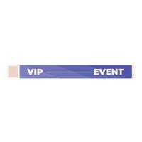 Blue vip event wristband giving access to exclusive area vector