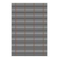 Gray window blind shutting out light vector