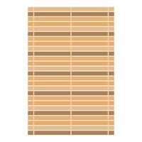 Bamboo mat surface texture showing natural pattern for background vector