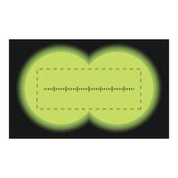 Night vision crosshair display showing binocular vision with measuring scale vector