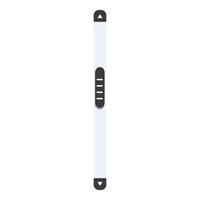 Vertical scroll bar with buttons for scrolling content vector