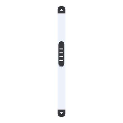 Vertical scroll bar with buttons for scrolling content