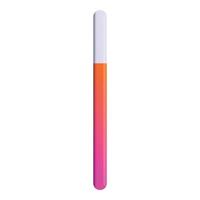 Vertical loading bar showing progress on white background vector