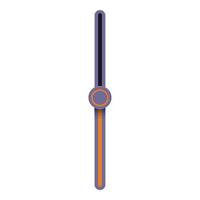 Vertical colorful slider controlling sound level vector