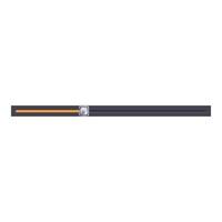 Horizontal loading bar showing progress on white background vector