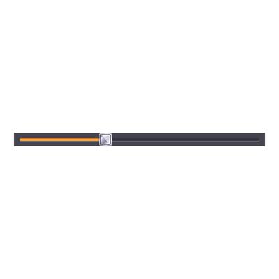Horizontal loading bar showing progress on white background