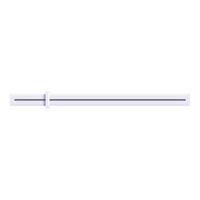 Minimalist loading bar with slider at minimum position vector
