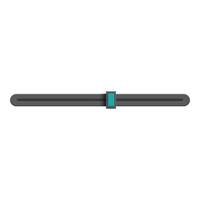 Horizontal slider bar with adjustable control knob vector