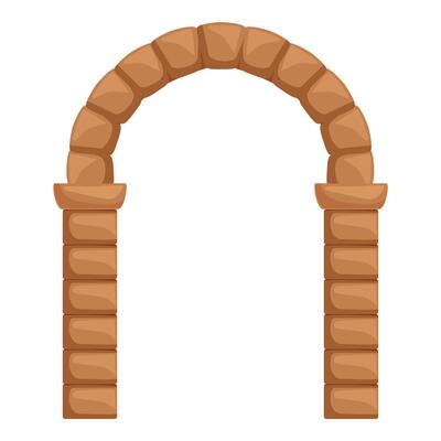 Stone archway standing on two pillars