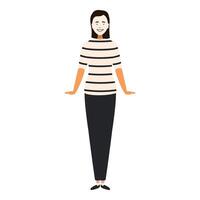 Mime artist smiling and performing a pantomime act vector