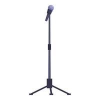 Microphone standing on tripod isolated on white background vector