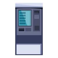 Modern payment terminal accepting contactless payments vector