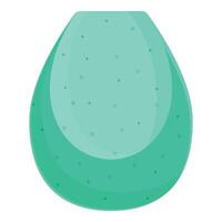 Green avocado fruit showing healthy fats concept vector