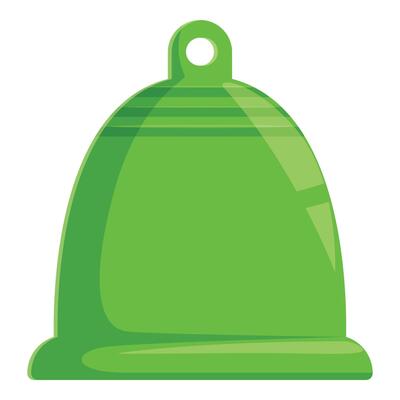 Green menstrual cup promoting sustainable menstruation