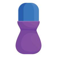Purple deodorant roll on keeping you fresh and confident vector