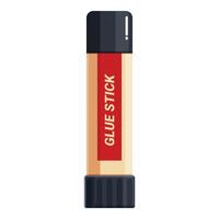 Glue stick standing upright on white background vector