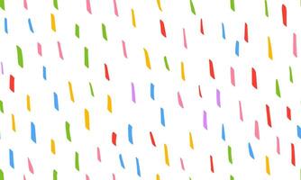 Colorful simple small dash background. Seamless pattern. Hand drawn noise texture vector
