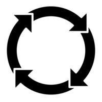 Recycle Sort Icon vector
