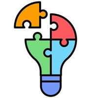 strategy icon for business and life vector