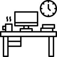 Work Environment Icon Design vector