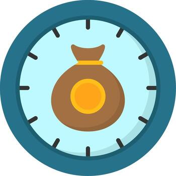 Clock Icon Design vector