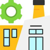 Factory Icon Design vector