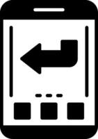 Back Icon Design Symbol vector