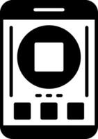 Stop Icon Design Symbol vector