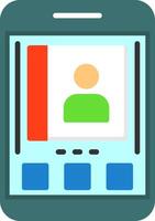 Contacts Icon Design Symbol vector