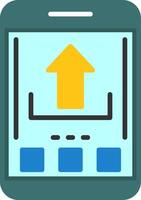 Upload Icon Design Symbol vector