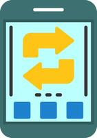 Refresh Icon Design Symbol vector