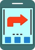 Forward Icon Design Symbol vector